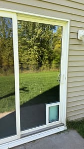 sliding patio door exterior